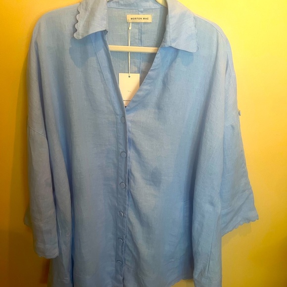 Morton Mac Linen Lora Tunic Dress/shirt - Picture 2 of 11